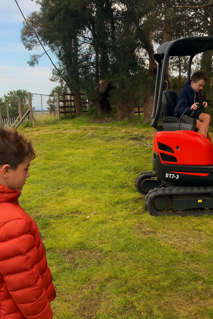 Learning to use excavator